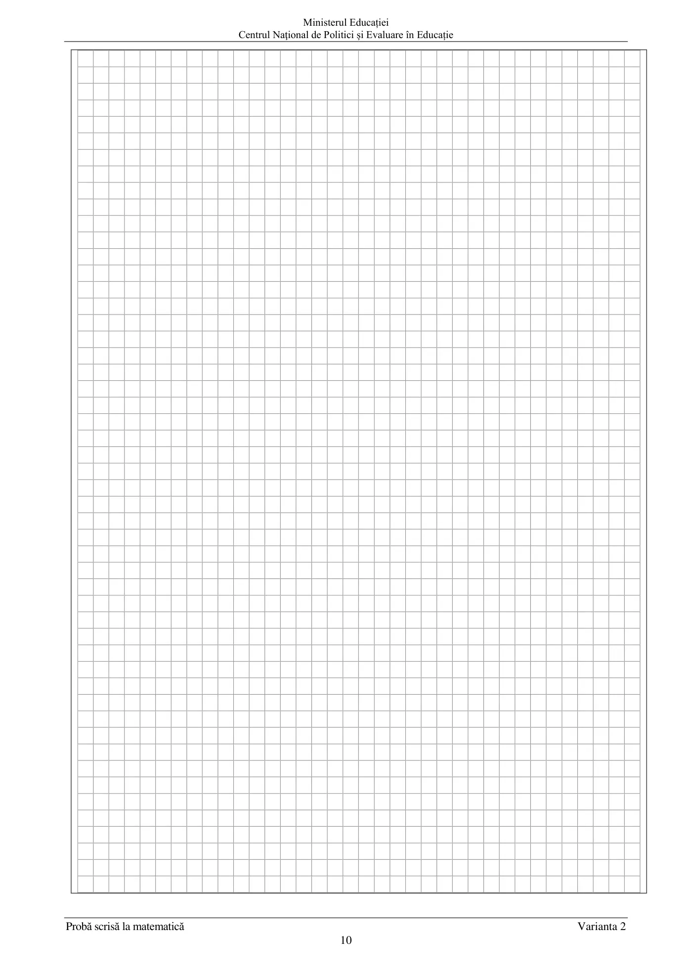 Pagina 10 din subiectul sesiunea specială, matematică, 6 iulie 2021